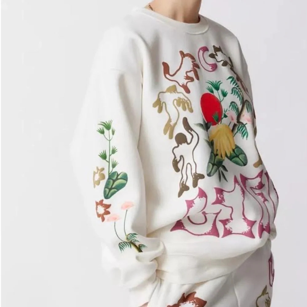 🍄HOST PICK🍄Market x UO Exclusive Life Cycle Crew Neck Sweatshirt, S, L, NWT - Picture 4 of 12